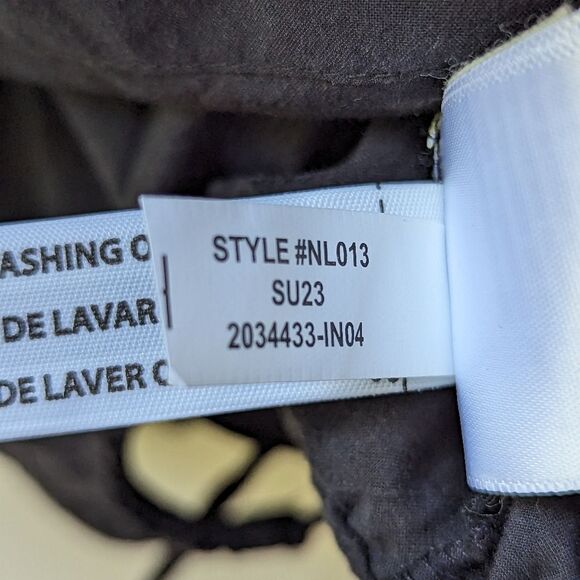 Madewell NWT Poplin Puff-Sleeve Side Cinch Cutout  Top sz XS in‎ Black - Picture 9 of 13